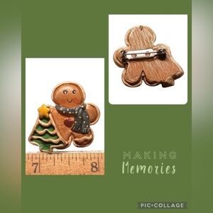 Vintage figural brooch.